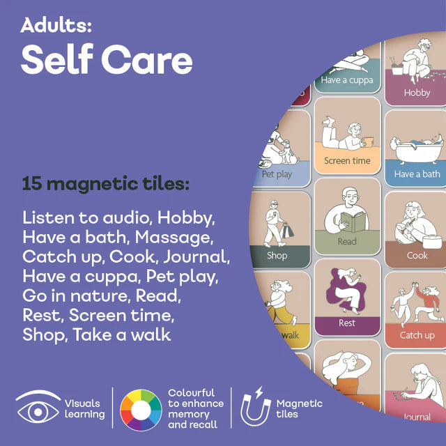 Adults: Self Care ADD ON SET by Remindables