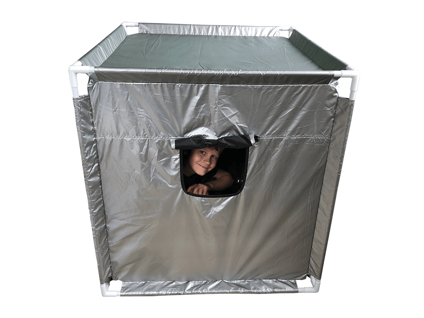 Elizabaeth_richards_Sensory_Tent_Standard_boy_looking_out_of_window