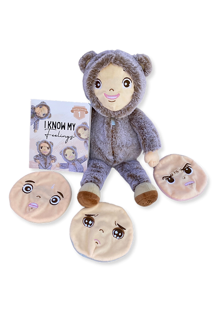 Feelings Friends- Learning about emotions- includes all 3 sets of Interchangeable faces