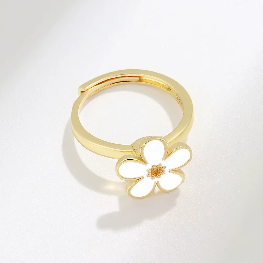 Flower Design Spinning Fidget/ Anxiety Ring