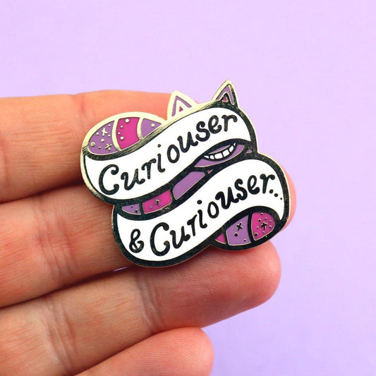 'Curiouser & Curiouser' Lapel Pin - Jubly-Umph