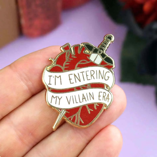 'I'm Entering My Villain Era' Lapel Pin- Jubly-Umph