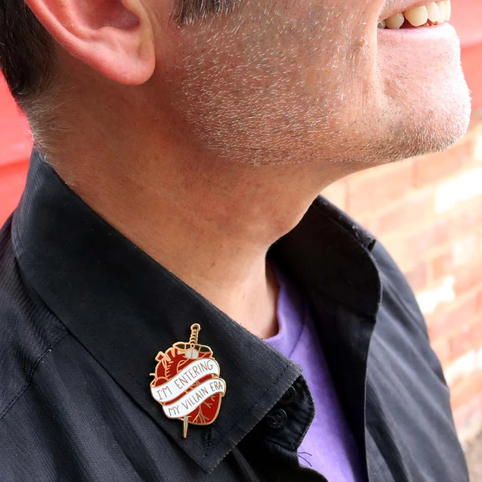 'I'm Entering My Villain Era' Lapel Pin- Jubly-Umph