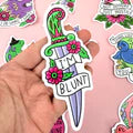 Jubly_Umph_I_m_Blunt_Sticker_hand