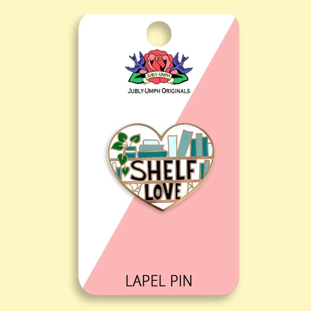 Jubly_Umph_Shelf_Love_Lapel_pin_on_card_backing