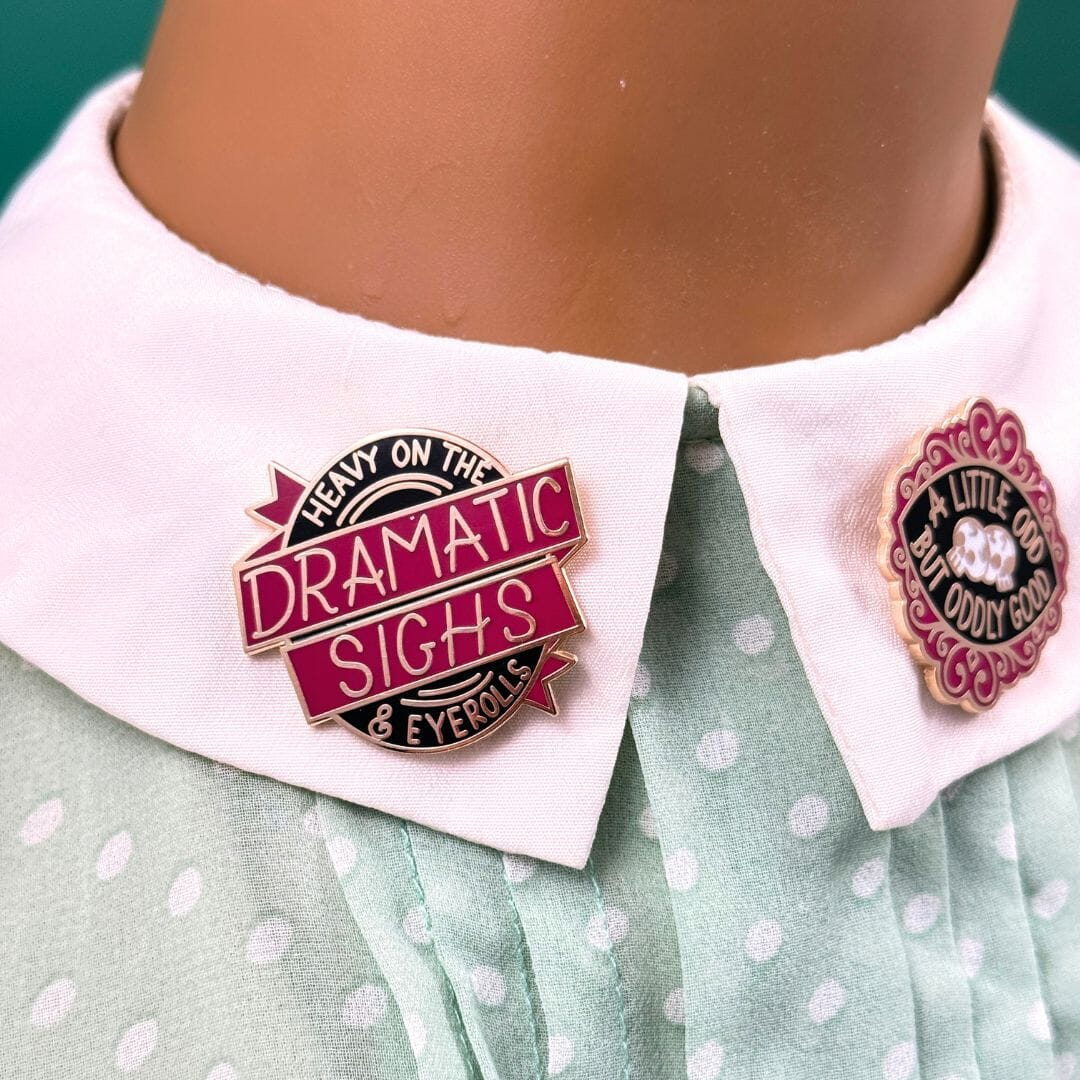 Dramatic Sighs & Eyerolls Lapel Pin by Jubly_Umph