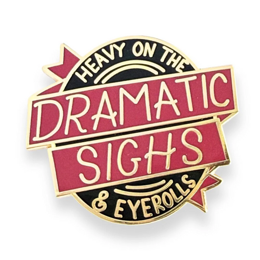 Dramatic Sighs & Eyerolls Lapel Pin by Jubly_Umph