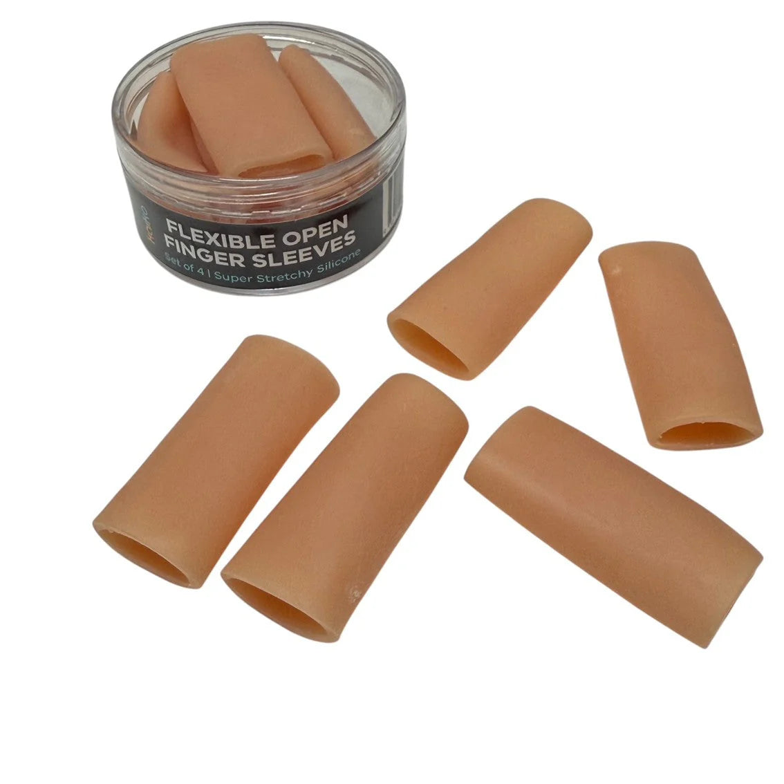 Kaiko_Flexible_Open_Finger_Sleeves_Set_of_5_Super_Stretchy_contents