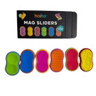 Mag Sliders - Six Interchangeable Magnetic Textured Pad Fidgets by Kaiko
