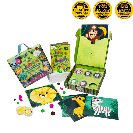 My_Creative_box_first_crafts_Jungle_dough_sensory_craftBox_contents