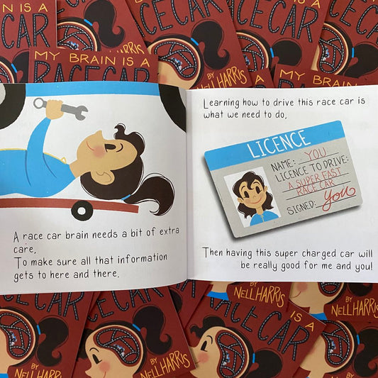 Nelll_Harris_my_brain_is_a_race_course_open_book