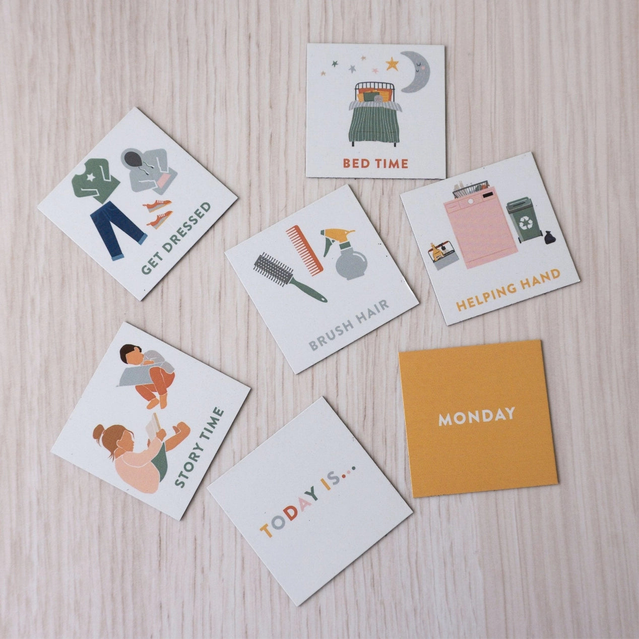 Organising_life_Beautifully_Kids_Daily_Routine_Magnets_Visual_Activity_and_Task_Guide_pictures