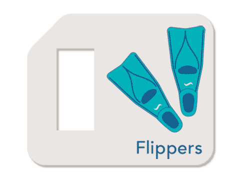 Remindables_Swimming_Reminder_Bag_Tags_flippers