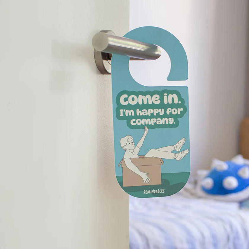 BOX Door Hanger- Bedroom Door Sign by Remindables