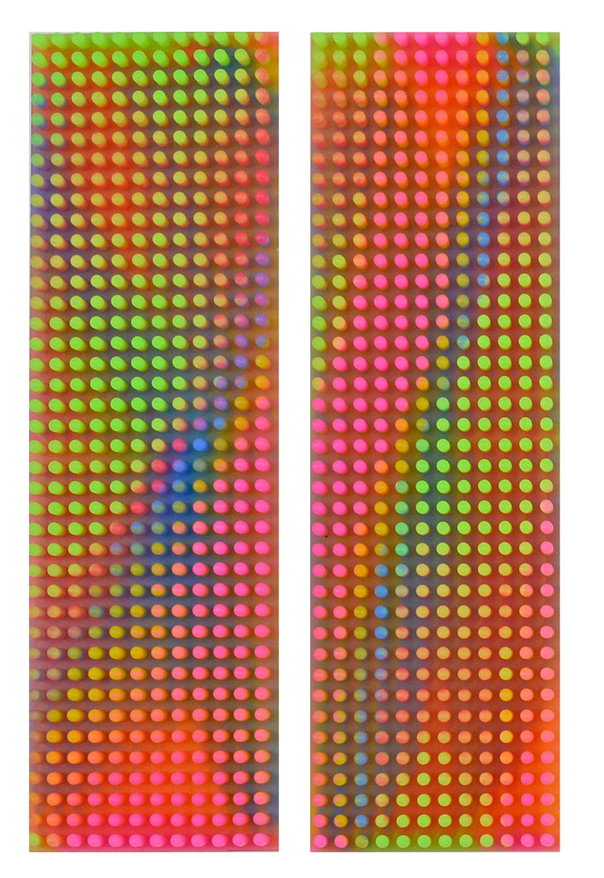 Silicone Zen Strips- 2 tactile Multicolor strips