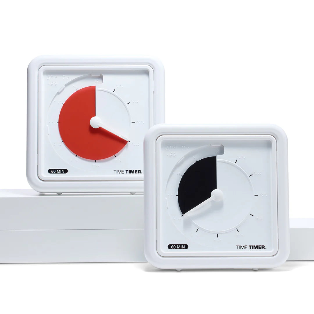 Time Timer® BRAILLE 60 Minute Timer- Red