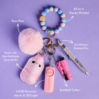 Women_safety_keychain_light_pink_information