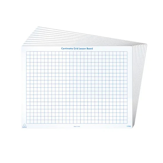 Write N' Wipe Boards 1cm Grid / .5cm Grid