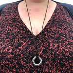 Kaiko_Centipede_necklace_on_model