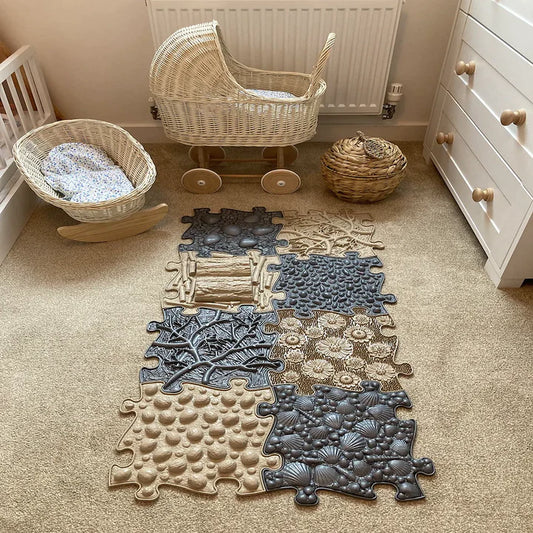 Muffik_Sensory_play_mat_natural_set_on_bedroom_floor