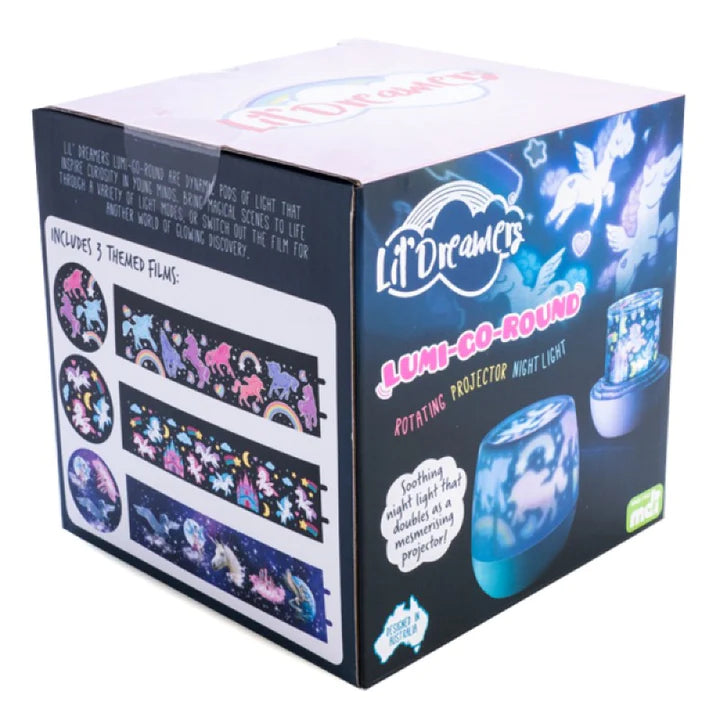 Lumi_go_round_sensory_projector_light_unicorn_themed_box
