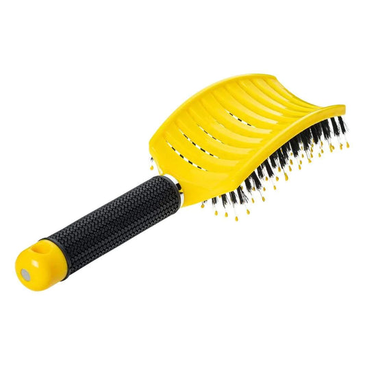 The Sensory Happy Hairbrush- Yellow