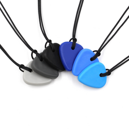 Guitar Pick Small Thin Chew Necklace by ARK Theraputics