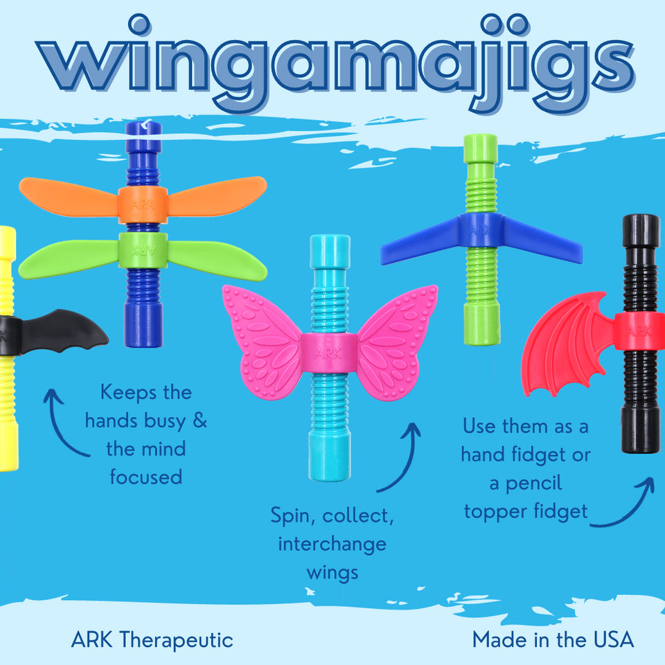 ARK Wingamajigs® Spinning Pencil Topper Fidgets