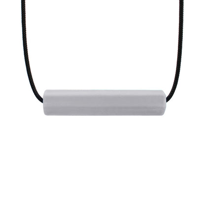 Ark_krypto_bite_chewable_tube_necklace_light_grey