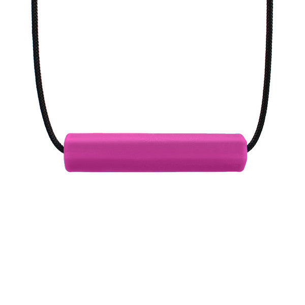 Ark_krypto_bite_chewable_tube_necklace_magenta