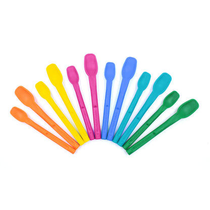 Arks_pro_spoon_large_and_small_textured_spoons_fanned_out