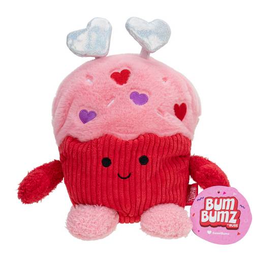 Bum Bumz 7.5" Sweet Valentine's Plush - Cramer the Red Velvet Cupcake