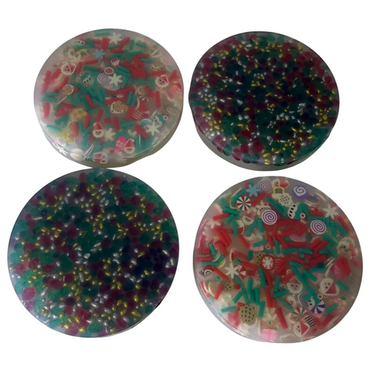 Christmas Stretchy Pick ’Ems – Set of 4 by Kaiko