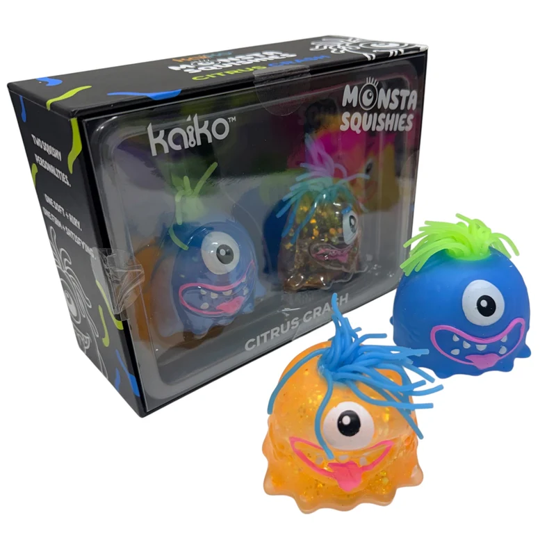 Citrus Crash Monsta Squishies – Twin Set by Kaiko