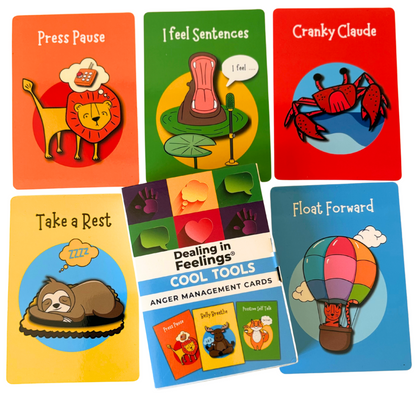 Cool Tools Anger management cards for kids by Dealing with Feelings