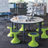 Ergerite_Flexi_Stool_LimeGreen_37_cm_Seat_Height_CLASSROOM