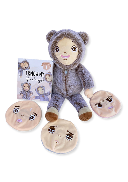Feelings Friends- Learning about emotions- includes all 3 sets of Interchangeable faces