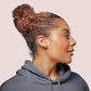 Flare_Calmer_Soft_transparent_mini_girl_with_buds_in_her_ear