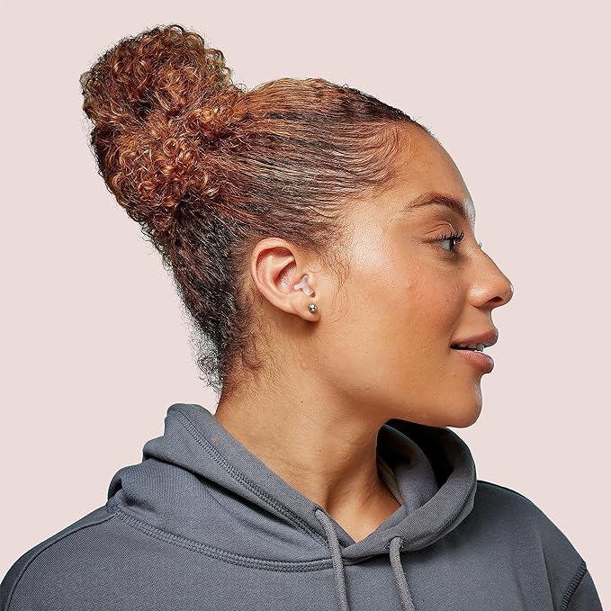Flare_Calmer_Soft_transparent_mini_girl_with_buds_in_her_ear