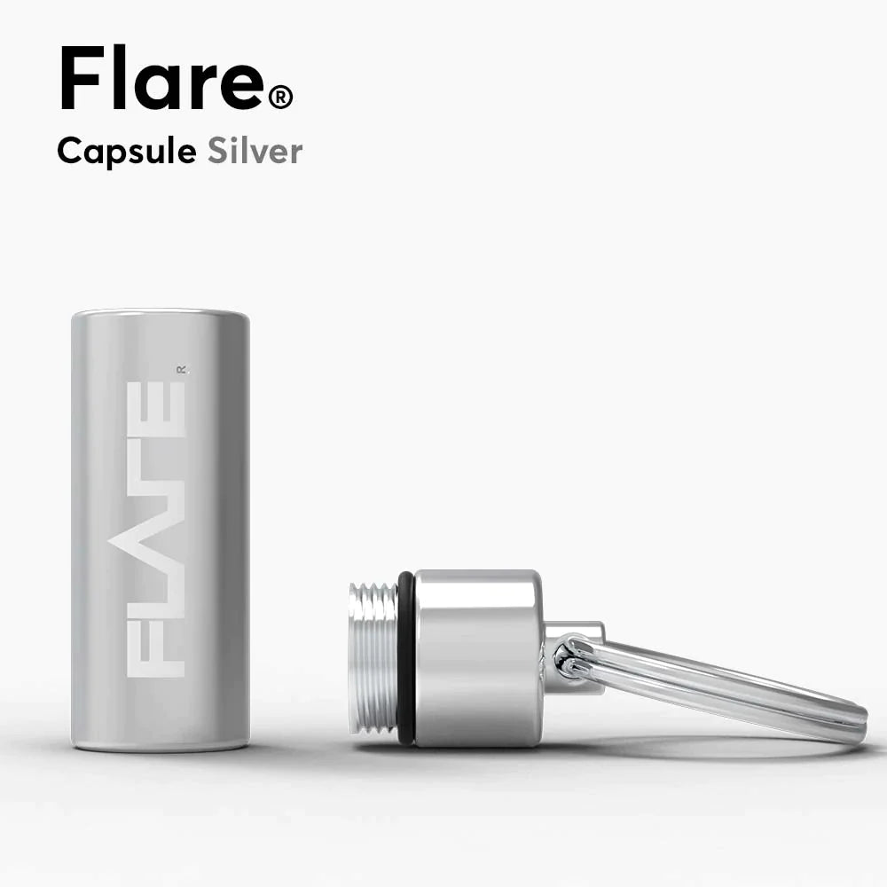 Flare_Calmer_storage_capsule_silver