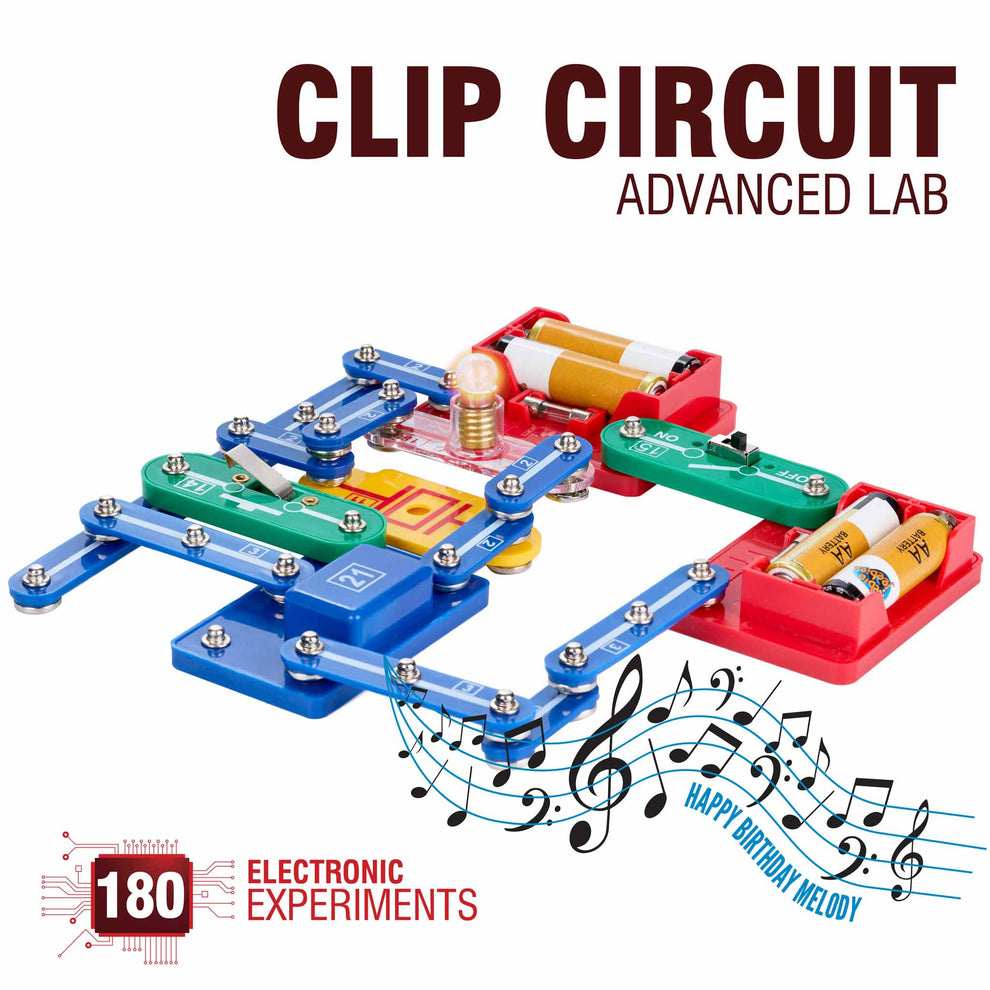Clip Circuit | Advanced Lab | 180 Electronic Experiments Kit ...