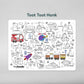 Toot Toot Honk Classic Colouring & Doodle Mat