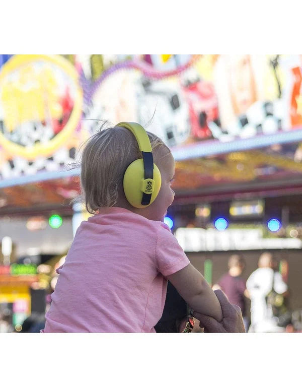 JOEY__Noise_Cancelling_Baby_Earmuffs_child_wearing_yellow