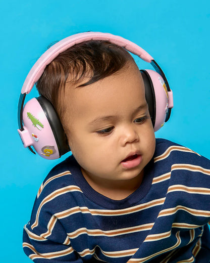 JOEY__Noise_Cancelling_Baby_Earmuffs_child_wearing_yellow_