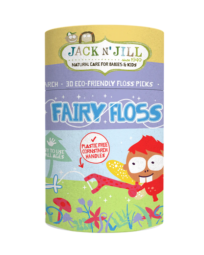 Jack n' Jill- Fairy Floss Dental Flossers - 30 pack