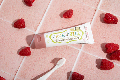 Jack n" Jill Natural Certified Toothpaste Raspberry 50g