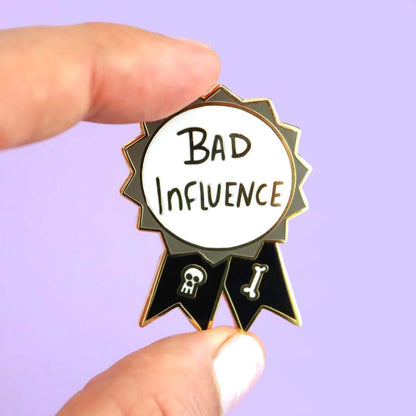 Jubly-Umph_Bad_influence_lapel_pin
