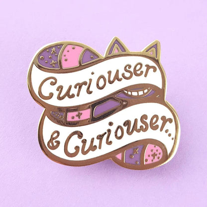'Curiouser & Curiouser' Lapel Pin - Jubly-Umph