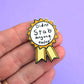 DIDN'T STAB ANYONE TODAY LAPEL PIN