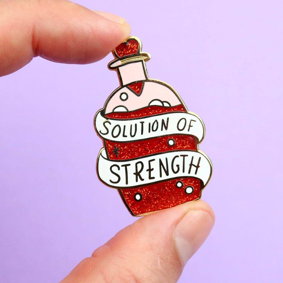 Jubly-Umph_Solution_of_strength_lapel_pin